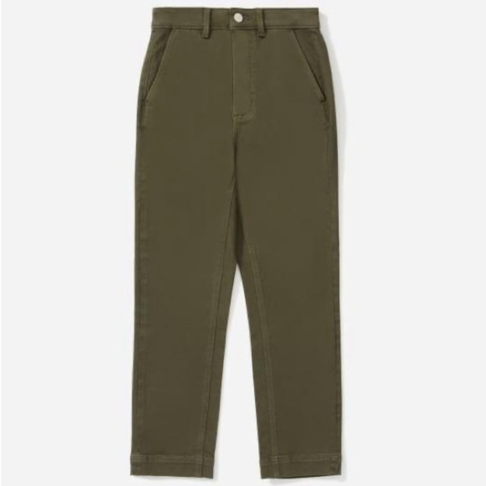 Everlane Slim Leg Crop Lunar Green Size 8 Regular